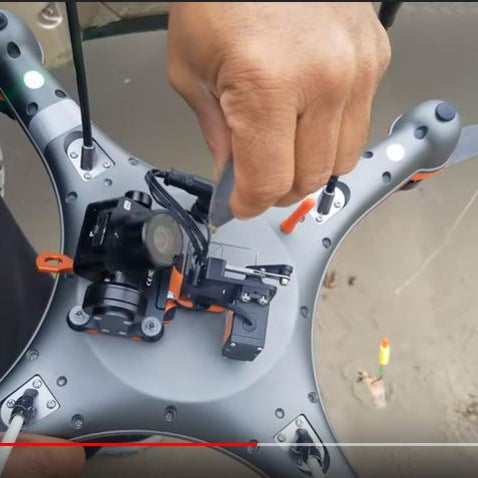 Drone Fishing Amidst Bad Weather with the Splash Drone 3+