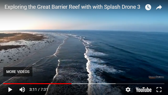 Splash Drone 3 at the Great Barrier Reef