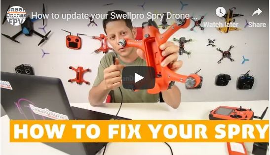 How To Update Your Swellpro Spry Drone and Fix Issues