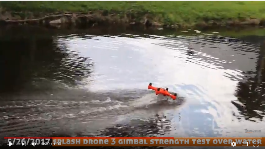 Splash Drone 3 Gimbal Test