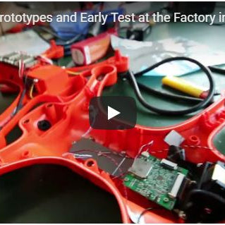 Spry Drone Prototypes and Early Test at the Factory in China
