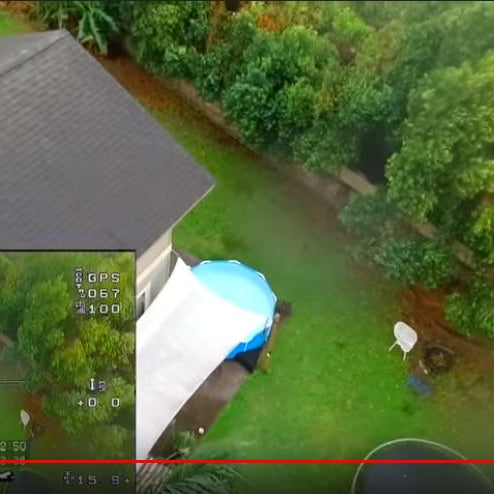 SPRY Waterproof Drone Review - Flight Test in the RAIN! & CRASHING!