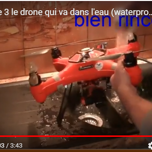 Rinsing Splash Drone 3 After Use
