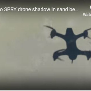 Spry Drone Shadow in the Sand