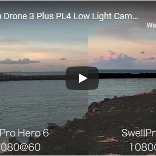 Splash Drone 3 Plus PL4 Low Light Camera vs Gopro Comparison