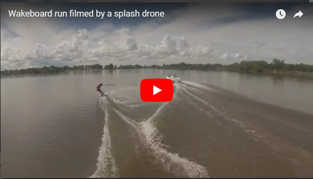Wakeboarding with Splash Drone