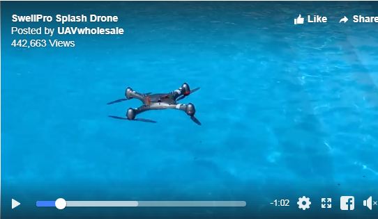 Flip Mode in Splash Drone 3 Plus