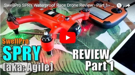 Spry Waterproof Race Drone Review-First Part