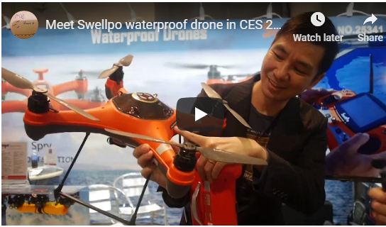 SwellPro Waterproof Drones in CES 2019