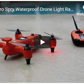 Spry Waterproof Drone Light Rain Test