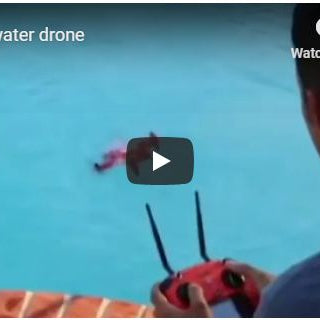 Spry Drone briefly submerges underwater, float on water and flies in the air