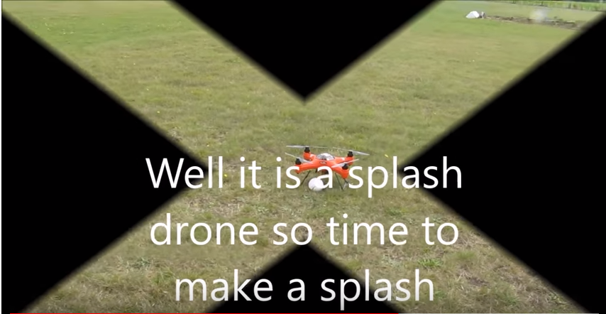 Swellpro Splash Drone 3 Dropping Water Bomb