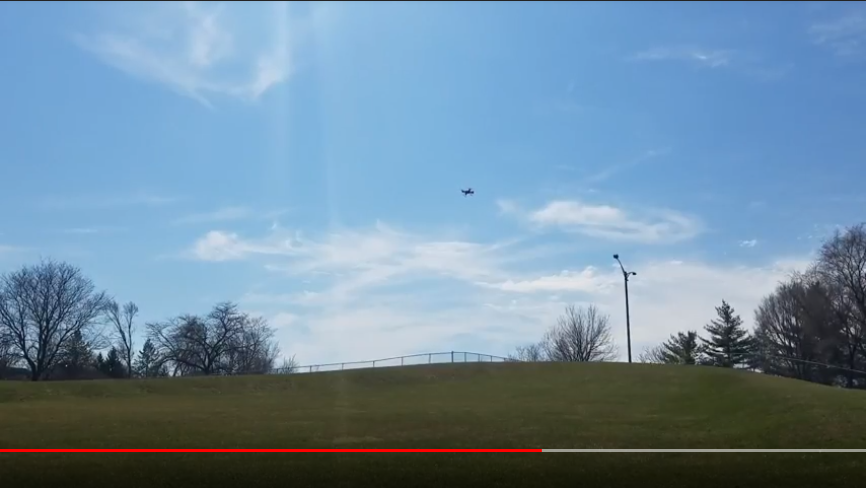 Splash Drone Against 37mph Wind Speed