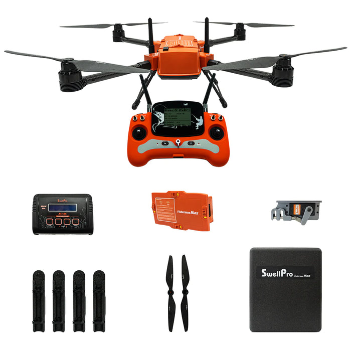 Waterproof Fishing Drone Fisherman MAX big bait release Advanced or Basic Versions by Swellpro