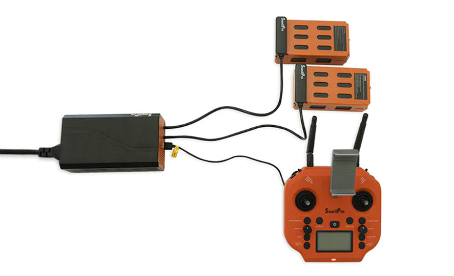 Dual Battery and Remote Charger Battery for Splash Drone 4