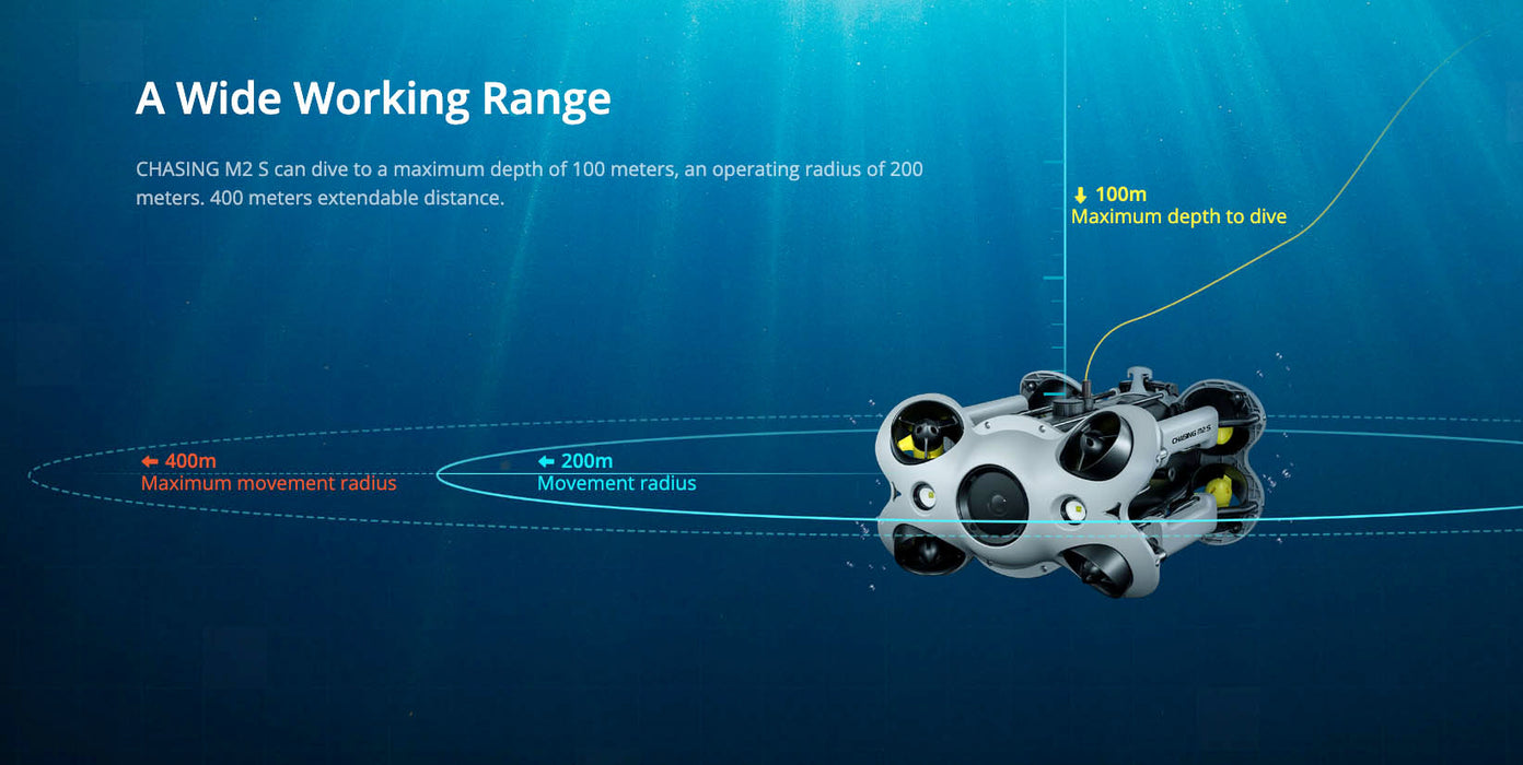 Chasing M2 S Underwater Drone