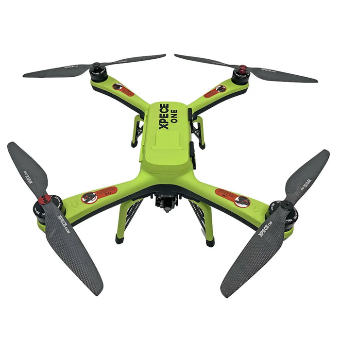 Xpece ONE rescue drone top view with propellers and landing legs