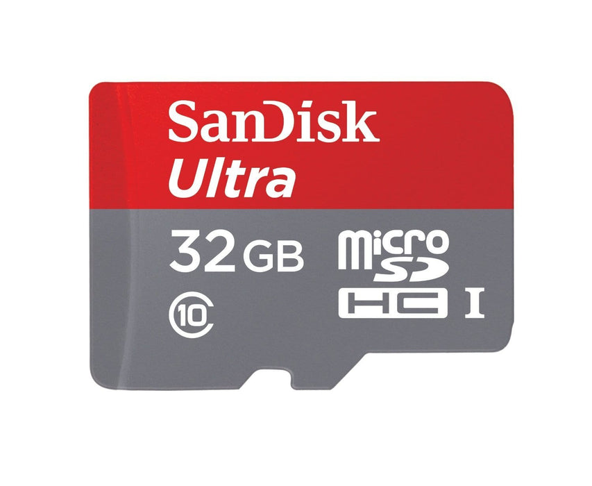 SanDisk Ultra 32GB microSDHC UHS-I Card with Adapter